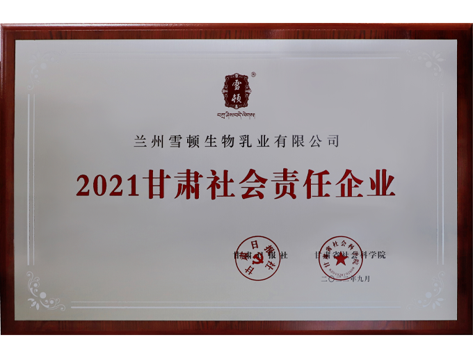 2021甘肅社會責任企業(yè)